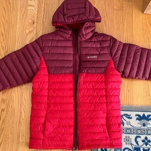 Columbia Kids' Burgundy and Red Puffer Jacket NWT